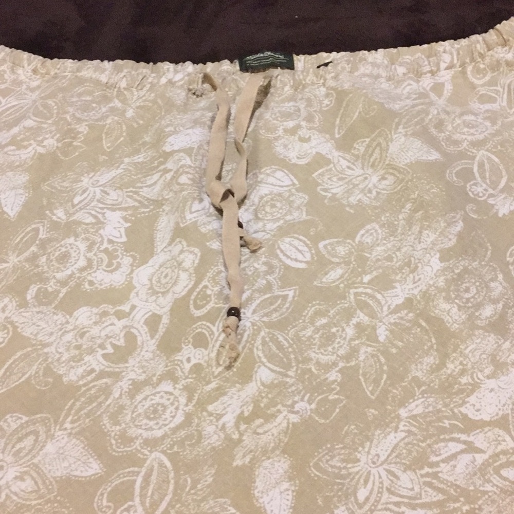 Fun flower patterned skirt